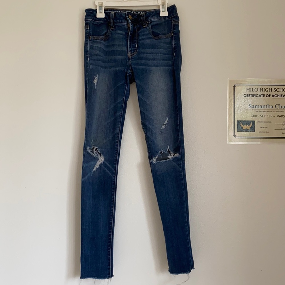 American Eagle super super stretch jeans